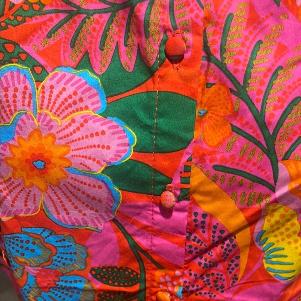 Sugarups Floral Ruffle Sleeve‎ Top - Multicolor - Picture 5 of 6
